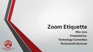 Zoom Etiquette