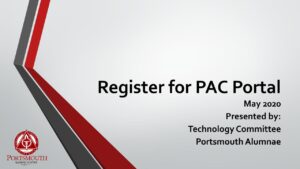 Register for PAC Portal