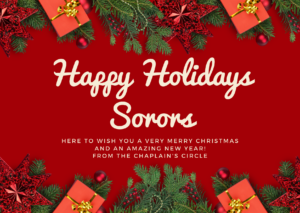 Chaplain Circle Holiday Message